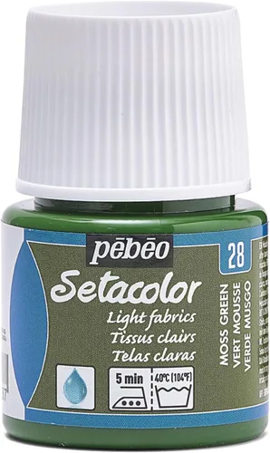 Miniatura 51 de Pebeo Setacolor - Pintura para tela (opaca, 45 ml), color dorado perla