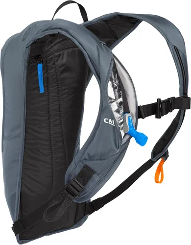 Miniatura 3 de CamelBak Zoid - Paquete de hidratación de nieve con depósito de 70 onzas, perfil bajo, para esquí y snowboard, gris/naranja 2.0