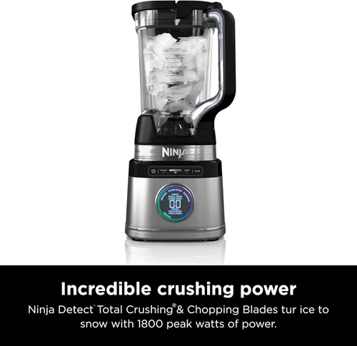 Miniatura 10 de Ninja TB201 Detect Power Blender Pro, tecnología BlendSense, para batidos, batidos y más, 1800 vatios de pico, 72 onzas, jarra, licuadora, negro