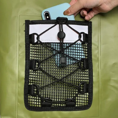 Miniatura 2 de 3D MAXpider Mochila seca enrollable de 10 litros, impermeable, ligera, flotante, correa desmontable, bolsillo frontal de malla, viajes, senderismo