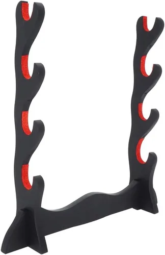 Soporte acolchado de terciopelo para espada, soporte de fieltro para proteger el soporte de exhibición samurai espada Katana Wakizashi Tanto Holder