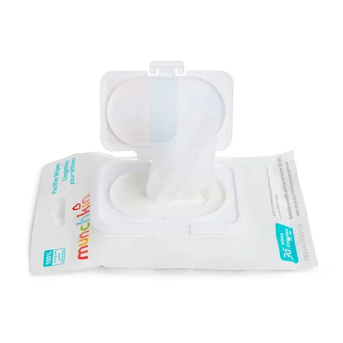Miniatura 6 de Munchkin Arm & Hammer - Toallitas para chupete, limpia de forma segura las piezas del extractor de leche y los elementos esenciales de alimentación