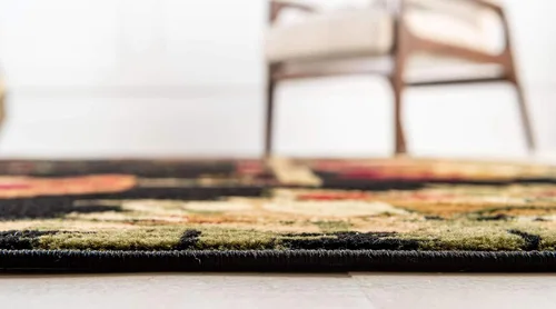 Miniatura 5 de Unique Loom Barnyard Collection - Alfombra de área de granja (2 pies x 3 pies 1 pulgada, rectangular, crema/negro)