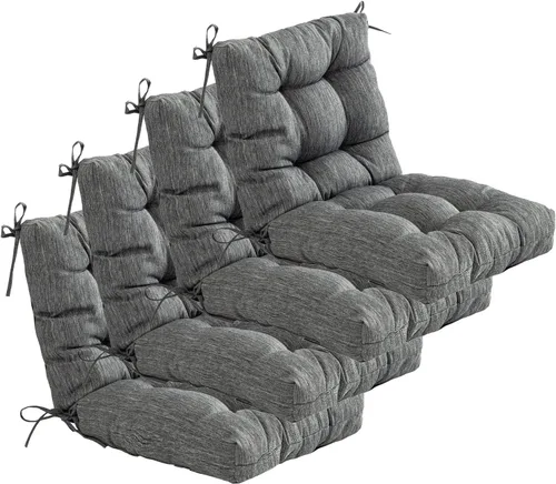 Miniatura 30 de QILLOWAY - Cojín o respaldo para asiento de exterior, cojín de repuesto, primavera/verano, Moderno, Beige