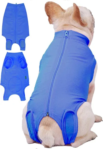 Miniatura 18 de Traje de recuperación de cirugía para perros – Después de la esterilización, heridas abdominales después de la recuperación quirúrgica, antilamida