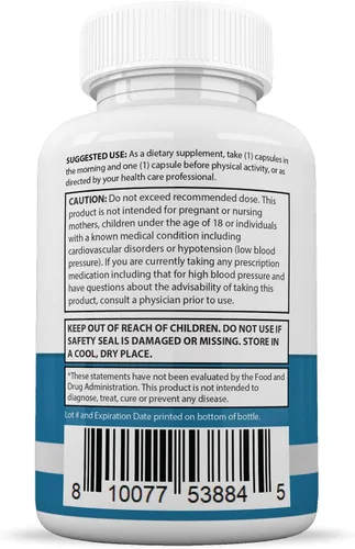Miniatura 5 de Justified Laboratories Glucotrust Max 1295MG Formula Suplemento Píldoras 120 Cápsulas (paquete de 2)