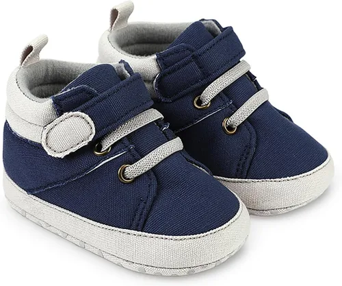 Miniatura 7 de SOFMUO Zapatos deportivos para bebés, niños y niñas, de piel sintética, antideslizantes, suela de goma suave, botines de vestir para niños pequeños