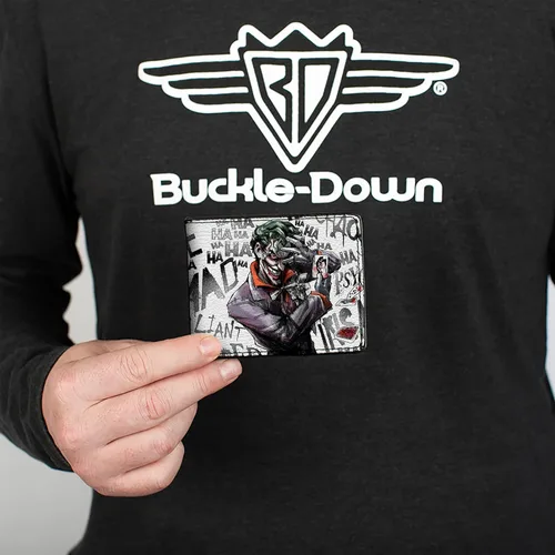 Miniatura 3 de Buckle-Down Billetera Joker Brillante-retorcido-loco-loco Psycho Posetarjetas Accesorio