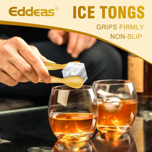 Miniatura 3 de EDDEAS 12 pinzas pequeñas para servir, minipinzas doradas de 4.3 pulgadas, pinzas de cocina doradas para servir alimentos, barra de café, fiesta