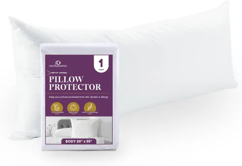 Miniatura 68 de CirclesHome Juego de 12 protectores de almohada estándar con cremallera, 100% algodón, transpirables, protegen las almohadas de la suciedad, el 1