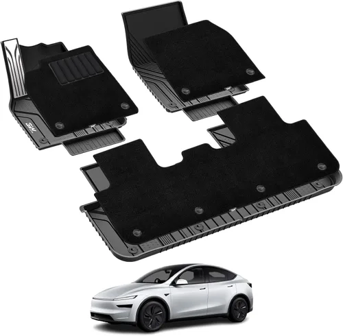 Miniatura 11 de 3W – Tapetes y revestimiento para maletero compatibles con Tesla Model S 2021-2026, tapetes TPE para todo tipo de clima con ajuste personalizado