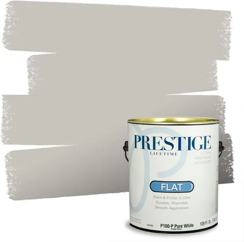 Miniatura 25 de PRESTIGE Paints - Pintura interior e imprimación en uno, 1 galón, cáscara de huevo, pimienta envejecida