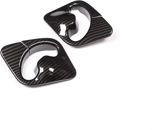 Miniatura 6 de YIWANG Estilo de fibra de carbono ABS cinturones de seguridad del coche cubierta decorativa Trim 2 unids para BMW X5 F15 2014 2015 2016 2017 2018