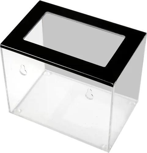 Miniatura 6 de CiaoHER Caja de sugerencias de donación de tarros de colección de puntas acrílicas para contenedor de almacenamiento de dinero