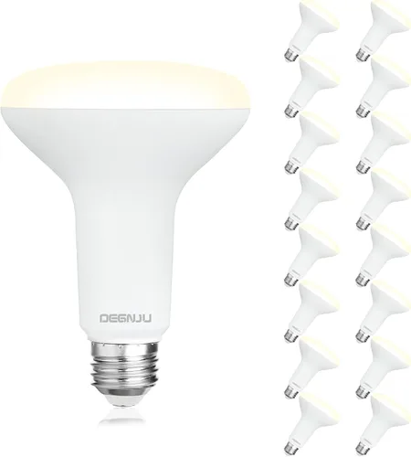 Miniatura 18 de DEGNJU Bombilla LED BR30, Luces de Inundación Regulables para Interiores CRI80 7W Equivalente a 65W 2700K Blanco Suave 650 Lúmenes, 15000 Horas