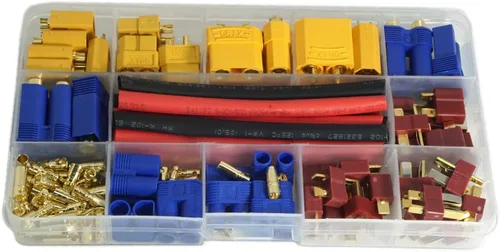 Miniatura 5 de 102 conectores XT60 / XT90 / EC3 / EC5 / T /conector banana de 0.138 in macho hembra conectores adaptadores con tubo termorretráctil compatible