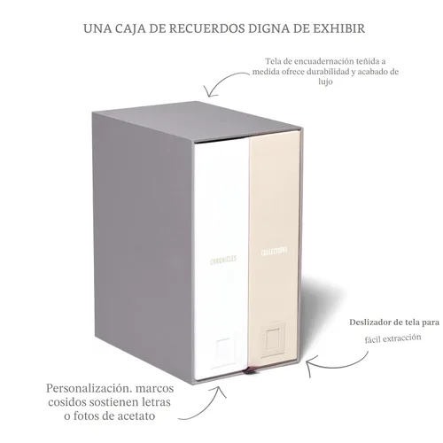Miniatura 2 de Sistema organizador, caja de recuerdo de bebé, fabricada a mano, Pizarra