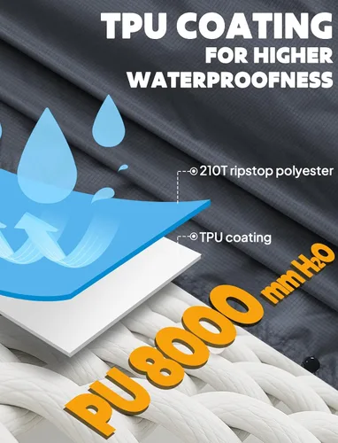 Miniatura 17 de ANYOO Poncho de lluvia con capucha para adultos, impermeable, ligero, para hombres y mujeres, chaqueta de lluvia reutilizable para emergencias al