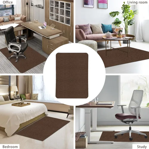 Miniatura 7 de Sycoodeal Alfombrilla para Silla de Oficina para Piso de Madera Dura, Alfombrilla para Silla de Computadora y Juegos para Piso de Baldosas, Gran