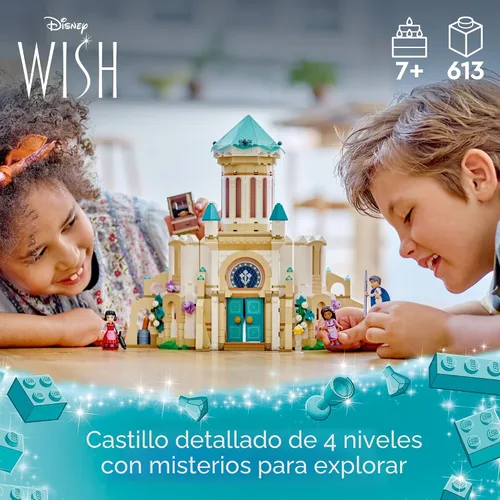 Miniatura 2 de LEGO Disney Wish: Castillo del Rey Magnifico 43224 Juego de Construcción, un Juego de Colección para Niños de 7 años en adelante para Recrear sus