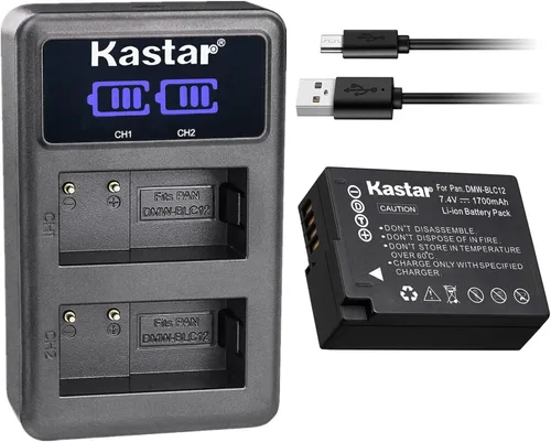 Miniatura 10 de Kastar DMW-BLC12 LED2 Cargador de batería USB compatible con Panasonic DMW-BLC12 DMW-BLC12E DMW-BLC12GK DMW-BLC12PP Batería, Panasonic DE-A79