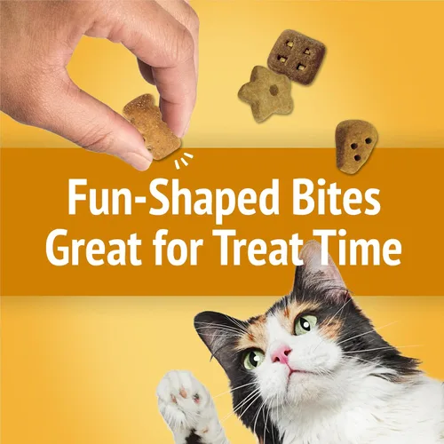 Miniatura 8 de Purina Friskies - Golosinas para gatos, mezcla para fiestas, Cheezy Craze Crunch, bolsa de 20 onzas