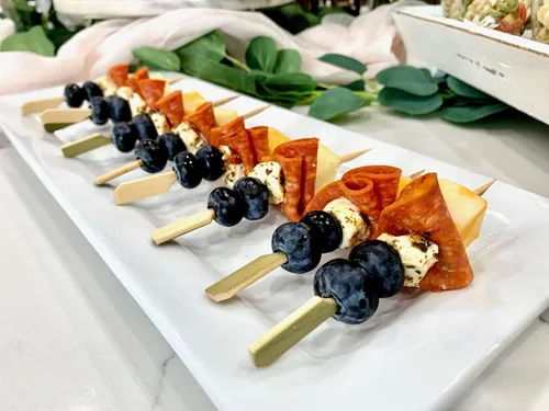 Miniatura 4 de Pinchos de madera de bambú de 3.5 pulgadas (paquete de 260) para cócteles, aperitivos, brochetas de frutas, sándwiches, aperitivos de barbacoa..