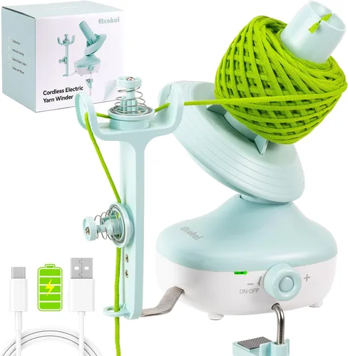 Miniatura 10 de Yarn Swift - Paraguas Swift de hilo para ganchillo, soporte para madejas de diseño flexible y ligero, plegable, altura y diámetro ajustable
