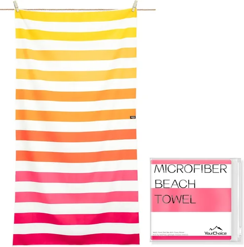 Miniatura 22 de Your Choice - Juego de toallas de microfibra de secado rápido para playa, viajes, natación, piscina, campamento, actividades al aire libre y toalla