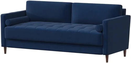 Miniatura 11 de Studio Living® Lexington Sofá Chaise de 83.1 pulgadas, moderno de mediados de siglo, comodidad de resortes ensacados, chaise reversible, fácil Gris