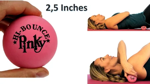 Miniatura 2 de JA-RU Super Bounce Pinky Ball (1 pelota hinchable) Juegos al aire libre y patio de recreo interior Juguetes para niños. Pelotas de estrés