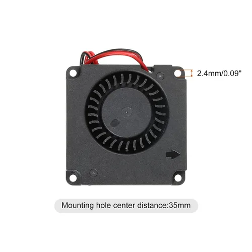 Miniatura 3 de MECCANIXITY Ventilador de enfriamiento sin escobillas DC 4010 1.575x1.575x0.394 in turbina Turbo doble rodamiento de bolas soplador de flujo