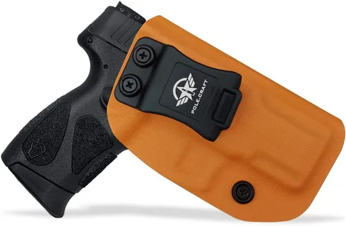 Miniatura 10 de Funda para arma Taurus G2C, Kydex IWB personalizada: Taurus G2C 9mm y pistola Millennium PT111 G2 / PT140 - Portador oculto en la cintura