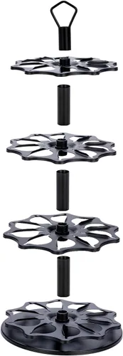 Miniatura 7 de FlagShip Soporte para cápsulas de café de 4 niveles con sistema de carrusel para almacenamiento de cápsulas Vertuo (capacidad de 40 cápsulas)