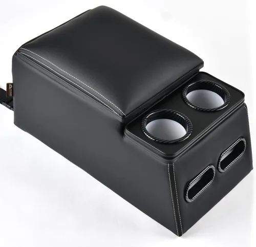 Miniatura 14 de Coverado - Organizador de consola central para auto, consolas universales para asiento trasero, organizador y almacenamiento para asiento