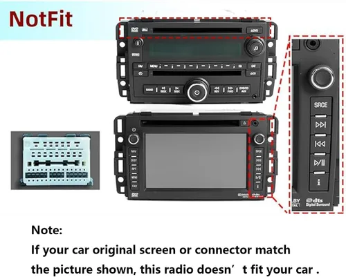 Miniatura 8 de Radio de coche 4G+64G Android 13 para Chevy Silverado GMC Sierra Buick Enclave Yukon, estéreo de coche con pantalla táctil IPS de 7" incorporada