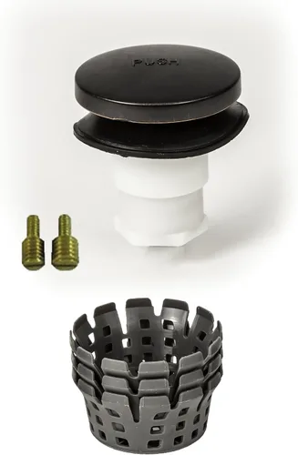Miniatura 5 de Tapón de drenaje universal para bañera/tina con toque de pulgar (punta de pulgar, accionado por pie) Incluye accesorios de 3/8" y 5/16