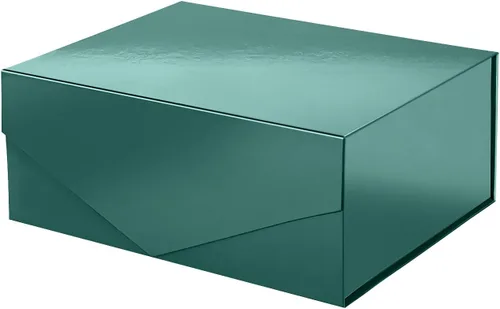 Miniatura 31 de PACKHOME Caja de regalo de 9 x 6.5 x 3.8 pulgadas, caja plegable rectangular con tapa magnética para embalaje de regalo (rosa mate, textura de grano)