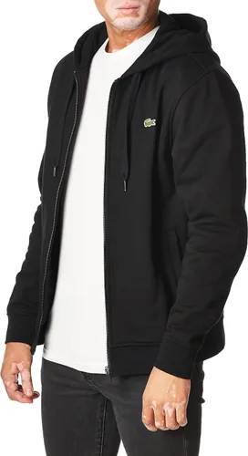 Miniatura 2 de Lacoste - Sudadera deportiva de manga larga con capucha de vellón con cierre completo para hombre