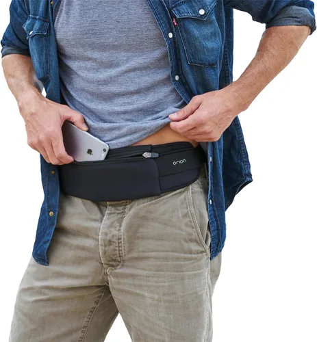 Miniatura 9 de The Belt of Orion - Cinturón para correr y cangurera delgada para hombres y mujeres, soporte antirrobo para pasaporte y cinturón de dinero