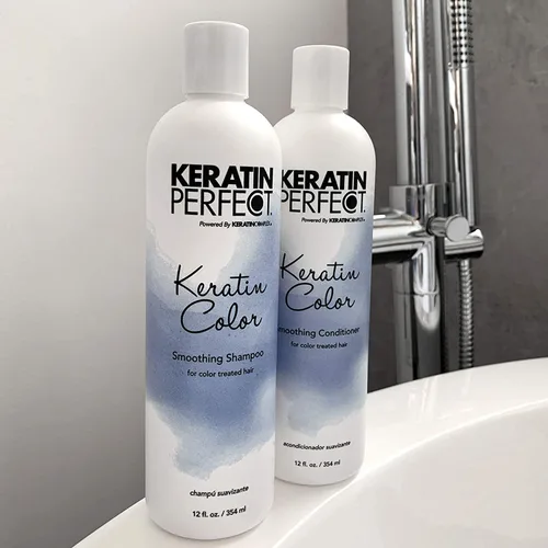 Miniatura 7 de Keratin Perfect Champú alisador de color de queratina - 12oz
