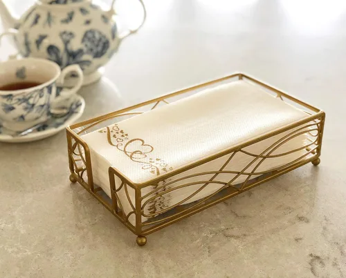 Miniatura 8 de Servilletero Vertical Golden Bird Elegante Bandeja Resistente para Almacenamiento de Toallas de Mano de Papel Desechables Baño Cocina Comedor
