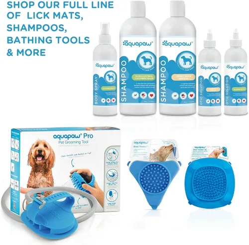 Miniatura 8 de Aquapaw Alfombrilla para lamer perros – Alimentador lento de succión y tapete de alimentación – Dispensador de juguetes de baño para perros
