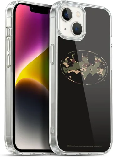 Miniatura 266 de Head Case Designs Funda de gel con licencia oficial de Batman DC Comics Bat Signal Logos [protección de grado militar] compatible con Apple iPhone 7