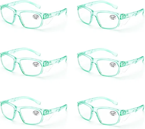 Miniatura 92 de ProtectX Elegantes gafas de seguridad antivaho y resistentes a los arañazos, gafas de protección UV, lentes de bloqueo de luz azul para hombres