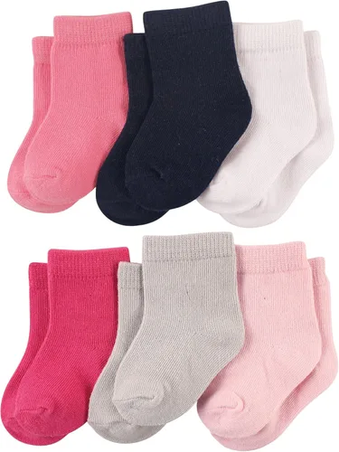 Luvable Friends Conjunto de calcetines unisex para bebé recién nacido y bebé