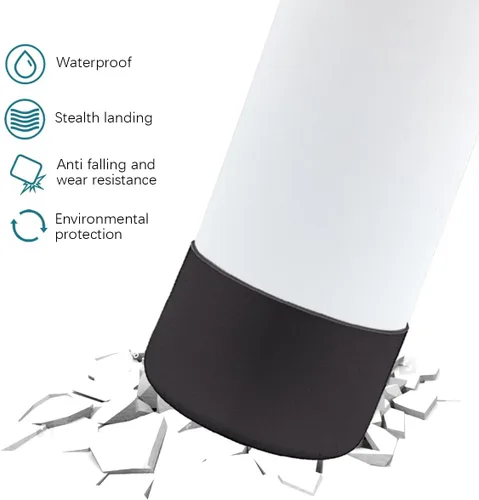 Miniatura 3 de HEYSKAY Bota protectora de silicona para botella de agua Hydro Flask, botella de agua de boca ancha, protector inferior de silicona antideslizante