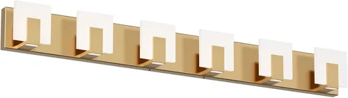 Miniatura 8 de Aipsun - 4 Lámparas de tocador, modernas, de color negro, con luz led arriba y abajo, para colocarlas sobre el espejo del tocador del baño, de 6,000