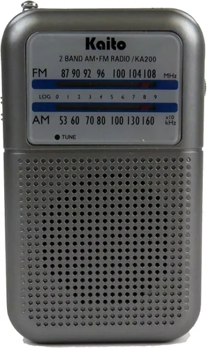 Miniatura 6 de Kaito KA200 radio de bolsillo AM/FM Gris