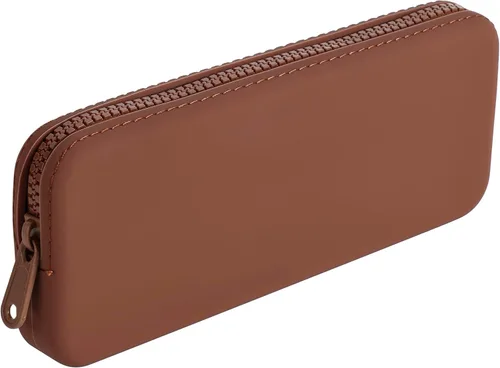 Miniatura 15 de Soporte para brochas de maquillaje de silicona, bolsa de maquillaje de viaje, organizador de brochas portátil suave, artículos esenciales de viaje